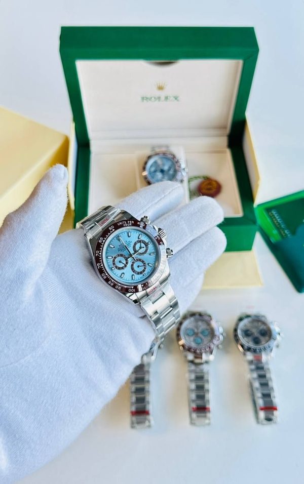 Rolex Cosmograph Daytona Platinum Ice Blue Dial Men's Watch