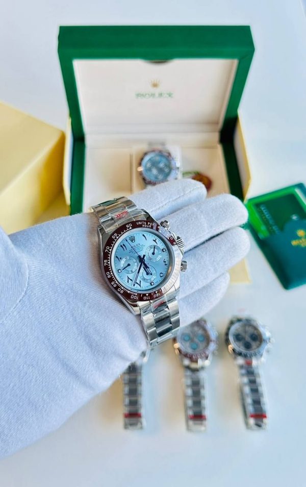 Rolex Cosmograph Daytona Sky Blue Dial Men's Watch