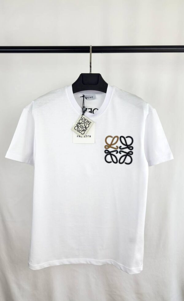 Loewe White Signature Anagram Logo T-Shirt