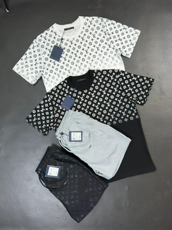 Louis Vuitton Monogram Gradient T-Shirt & Shorts Set