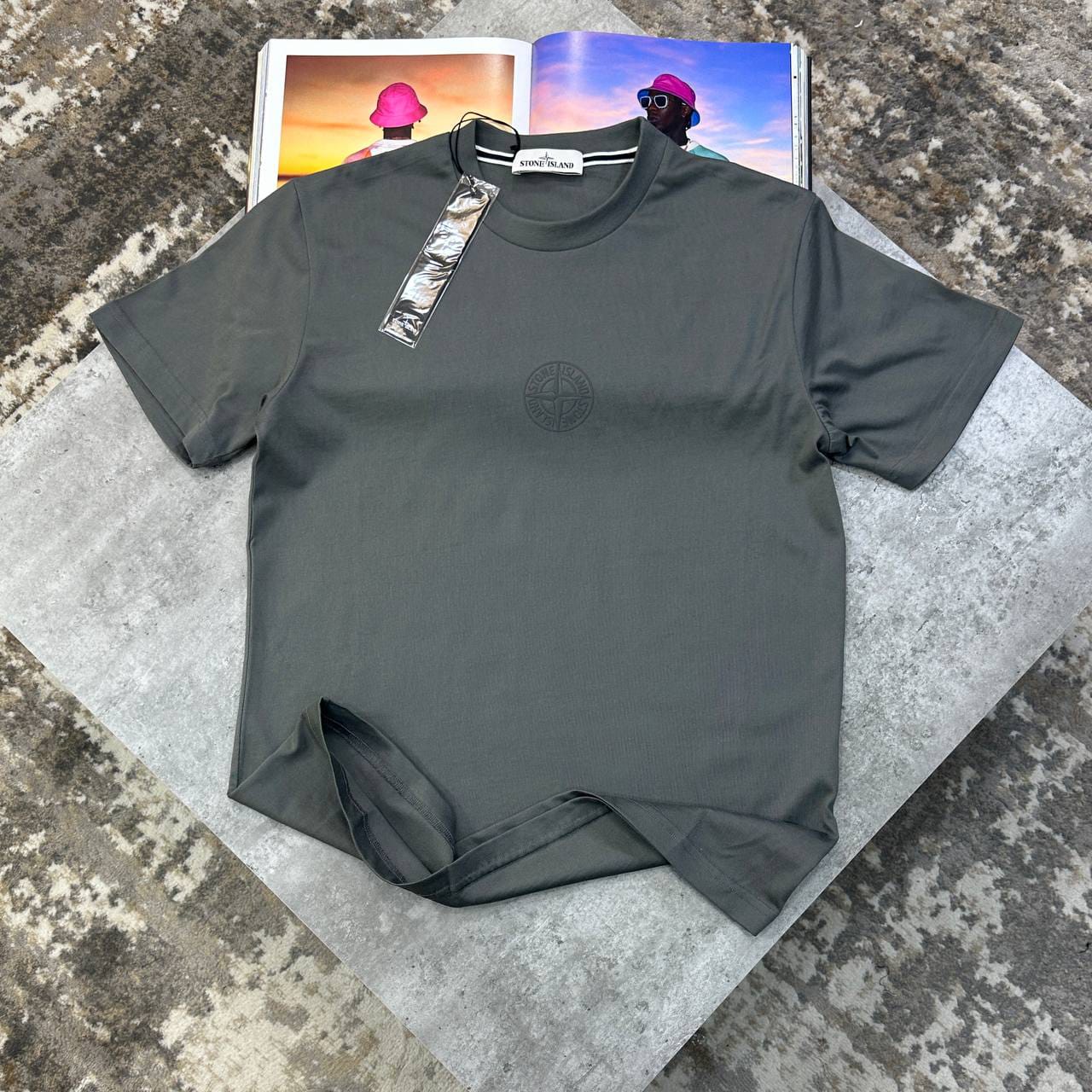 Stone Island Camo Compass Organic T-Shirt In Different Colors - Image 2